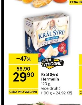Král Sýrů Hermelín