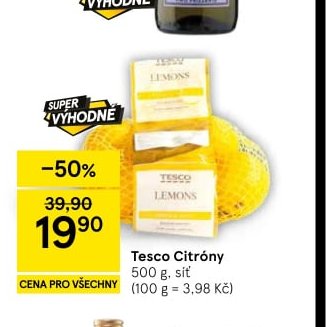 Tesco Citróny