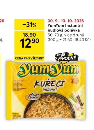 YumYum Instantní nudlová polévka