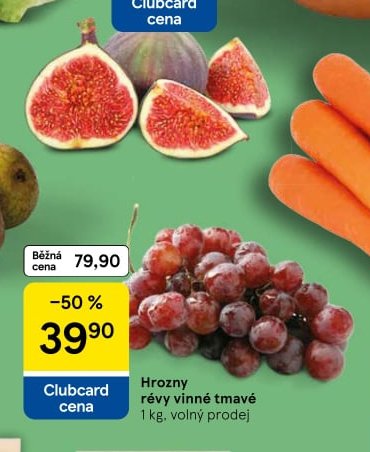 Hrozny révy vinné tmavé 1 kg