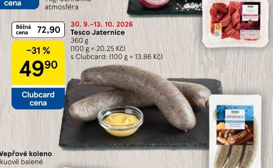 Tesco Jaternice 360 g