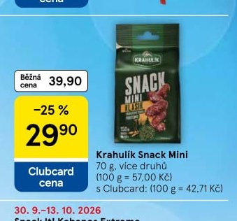 Krahulík Snack Mini