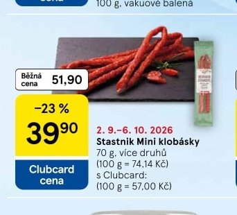 Stastnik Mini klobásky