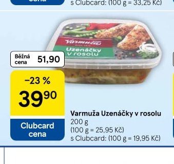 Varmuža Uzenáčky v rosolu