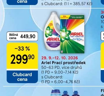 Ariel Prací prostředek