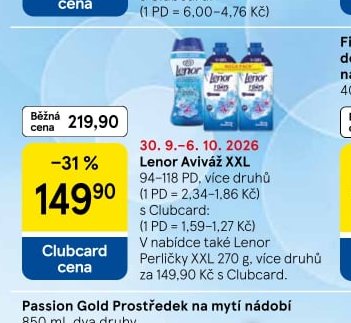 Lenor Aviváž XXL