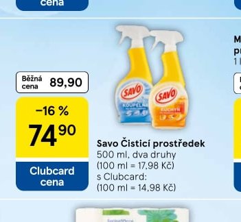 Savo Čisticí prostředek