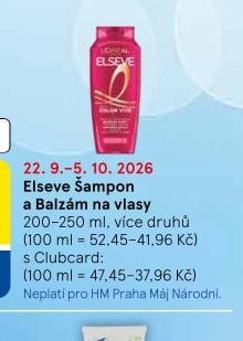 Elseve Šampon a Balzám na vlasy
