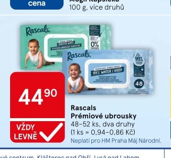 Rascals Prémiové ubrousky