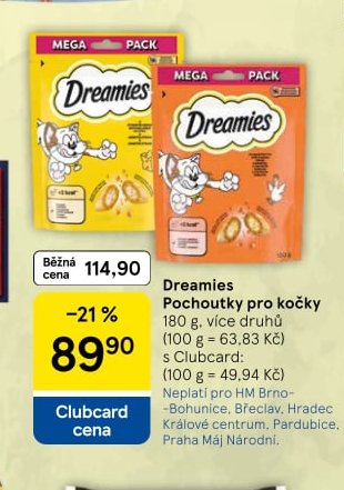 Dreamies pochoutky pro kočky