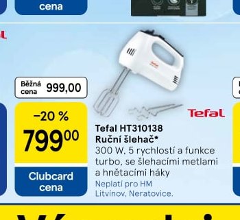 Tefal HT310138 Ruční šlehač