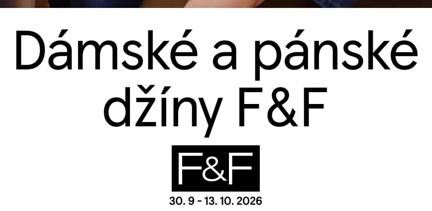 Dámské a pánské džíny F&F