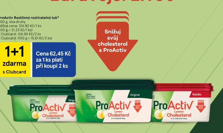 ProActiv Rostlinný roztíratelný tuk