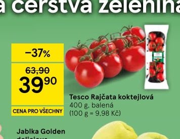 Tesco Rajčata koktejlová