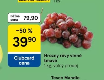 Hrozny révy vinné tmavé