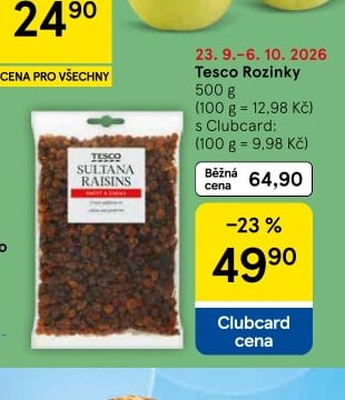 Tesco Rozinky