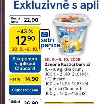 Danone Kostíci barvíci 107-109 g