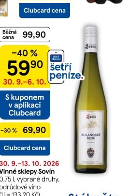 Vinné sklepy Sovín 0,75 l