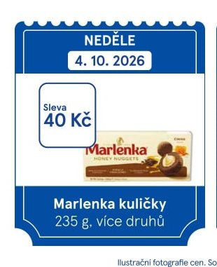 Marlenka kuličky 235 g, více druhů