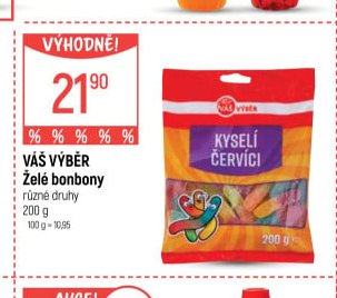 Váš výběr želé bonbony