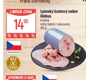 Lyonský šunkový salám Globus
