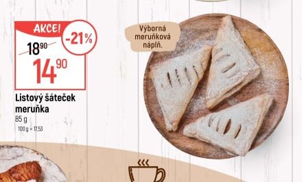 Listový šáteček meruňka