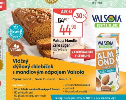 Valsoia Mandle Zero sugar