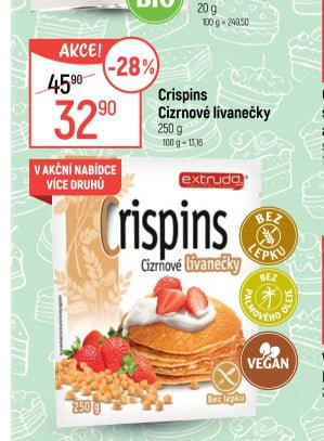 Crispins Cizrnové lívanečky