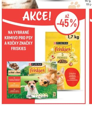 Friskies krmivo pro psy a kočky