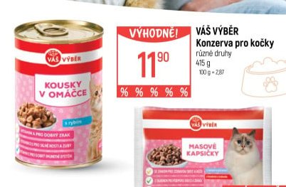 Váš Výběr Konzerva pro kočky 415 g
