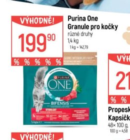 Purina One Granule pro kočky 1,4 kg