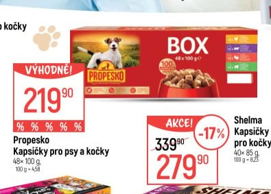 Propesko Kapsičky pro psy a kočky 48x100 g