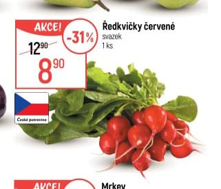 Ředkvičky červené