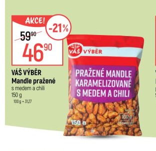 Váš Výběr Mandle pražené s medem a chili