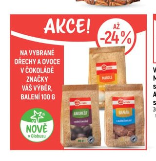 Váš Výběr ořechy v čokoládě balení 100g