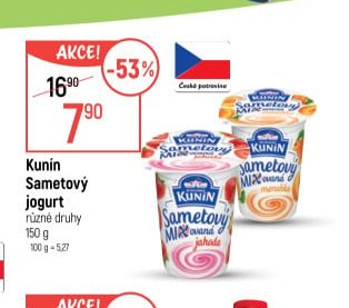 Kunín Sametový jogurt
