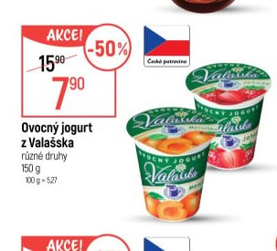 Ovocný jogurt z Valašska