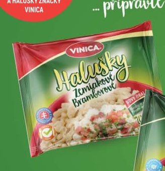 Vinica Halušky Zemiakové