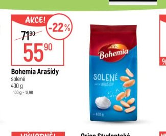 Bohemia Arašídy