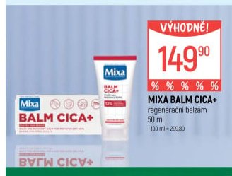 Mixa Balm Cica+ regenerační balzám