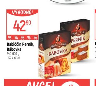 Babiččin Perník, Bábovka