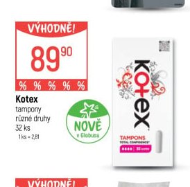 Kotex tampony