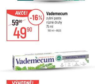 Vademecum zubní pasta