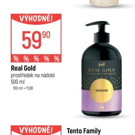 Real Gold prostředek na nádobí