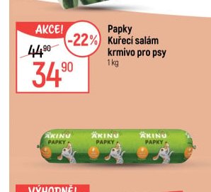 Papky Kuřecí salám