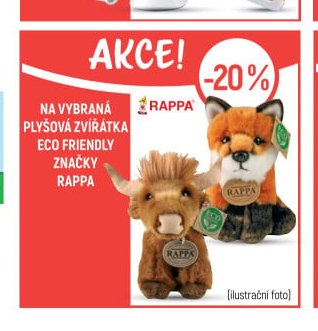 Plyšová zvířátka Rappa