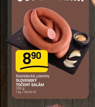 Kostelecké uzeniny SLOVENSKÝ TOČENÝ SALÁM