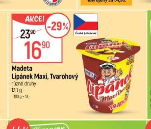 Madeta Lipánek Maxi, Tvarohový