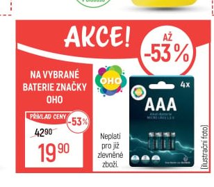 Oho Baterie AAA