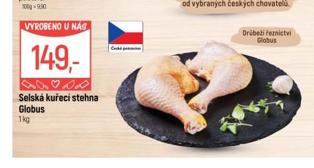 Selská kuřecí stehna Globus